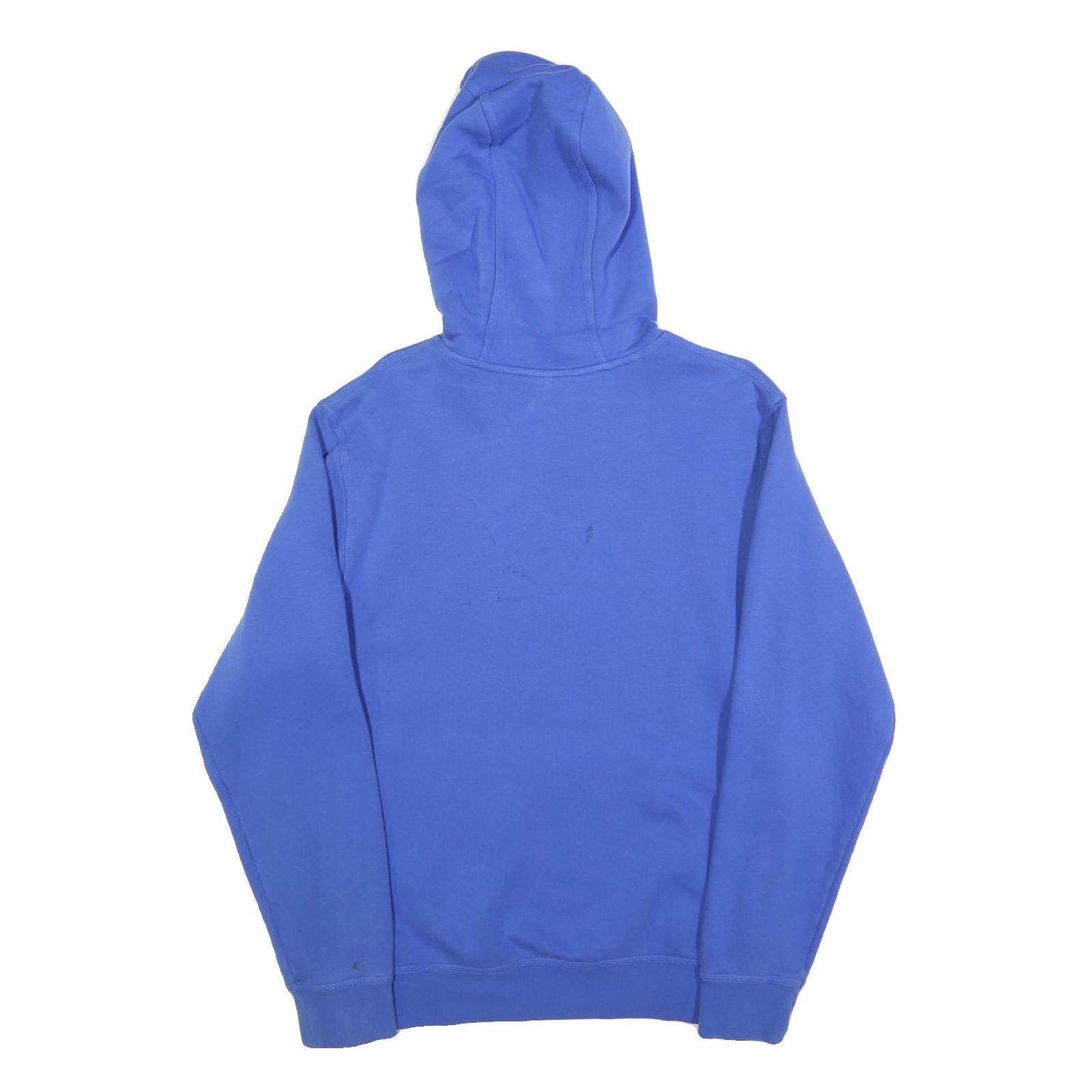 NIKE Mens Blue Cocoa Cup 5K Pullover Hoodie M Cotton Blend Sportswear