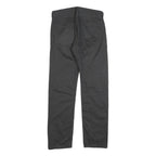 LEVI'S Mens Cotton Blend Black Slim Straight Trousers W31 L32 Casual Zip Closure
