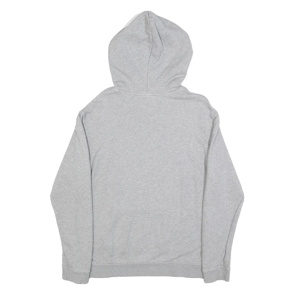 ADIDAS Womens Grey Hoodie UK 18 Cotton Blend Pullover Casual Hooded Sweatshirt