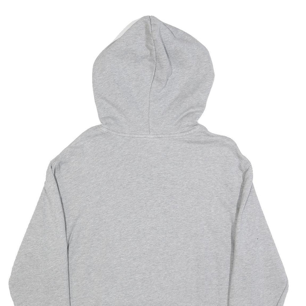 ADIDAS Womens Grey Hoodie UK 18 Cotton Blend Pullover Casual Hooded Sweatshirt