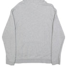 ADIDAS Womens Grey Hoodie UK 18 Cotton Blend Pullover Casual Hooded Sweatshirt