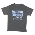 CHAMPION Mens Grey Basketball Championship Graphic T-Shirt M Short Sleeve Crew