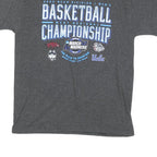 CHAMPION Mens Grey Basketball Championship Graphic T-Shirt M Short Sleeve Crew