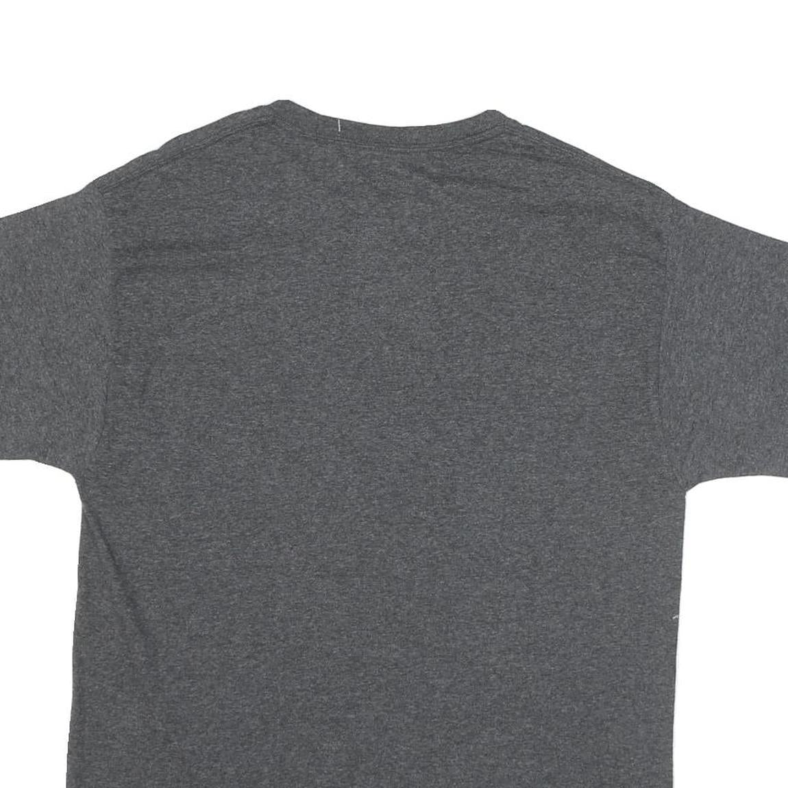 CHAMPION Mens Grey Basketball Championship Graphic T-Shirt M Short Sleeve Crew