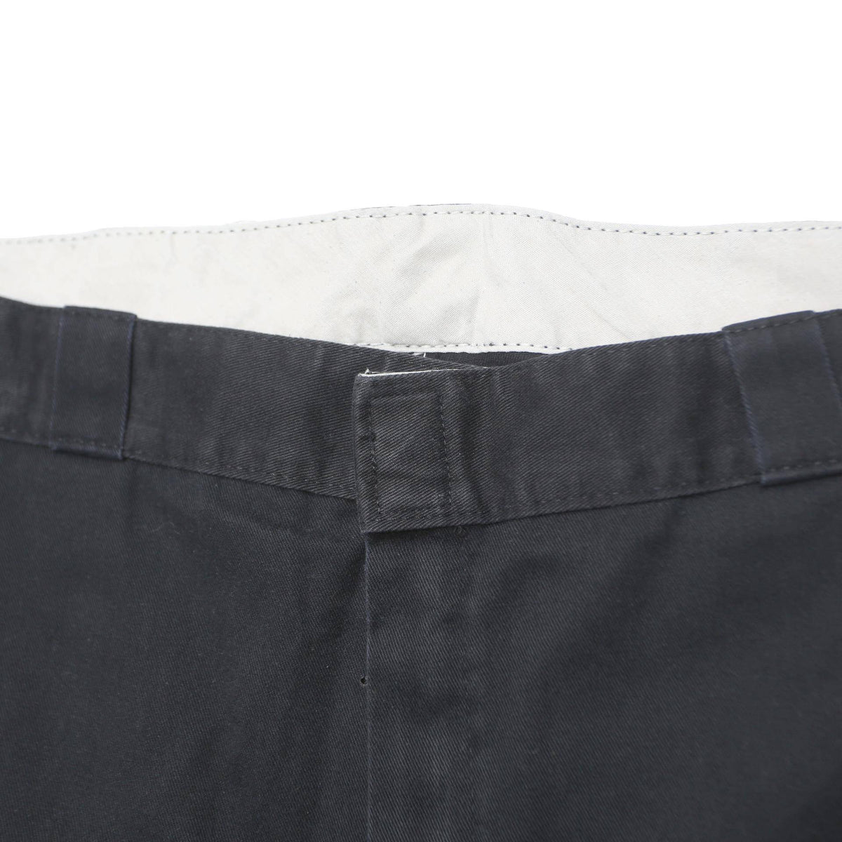 DICKIES Mens Regular Fit Black Polyester Blend Trousers W38 L32 Casual Zip