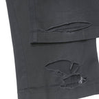 DICKIES Mens Regular Fit Black Polyester Blend Trousers W38 L32 Casual Zip