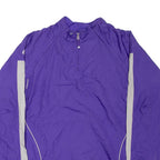 MAJESTIC Training Mens Sweatshirt Purple 1/4 Zip M