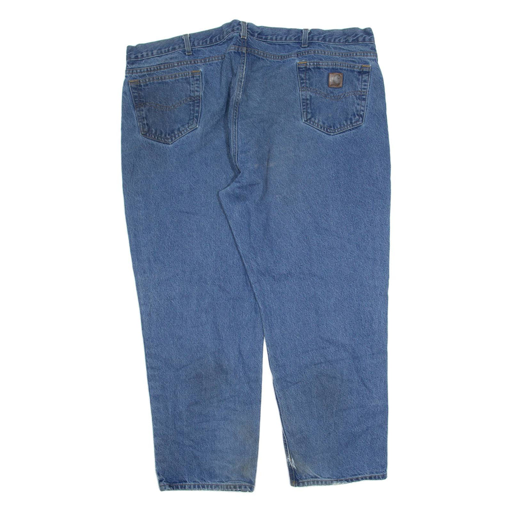 CARHARTT Mens Jeans Blue Regular Straight W50 L30