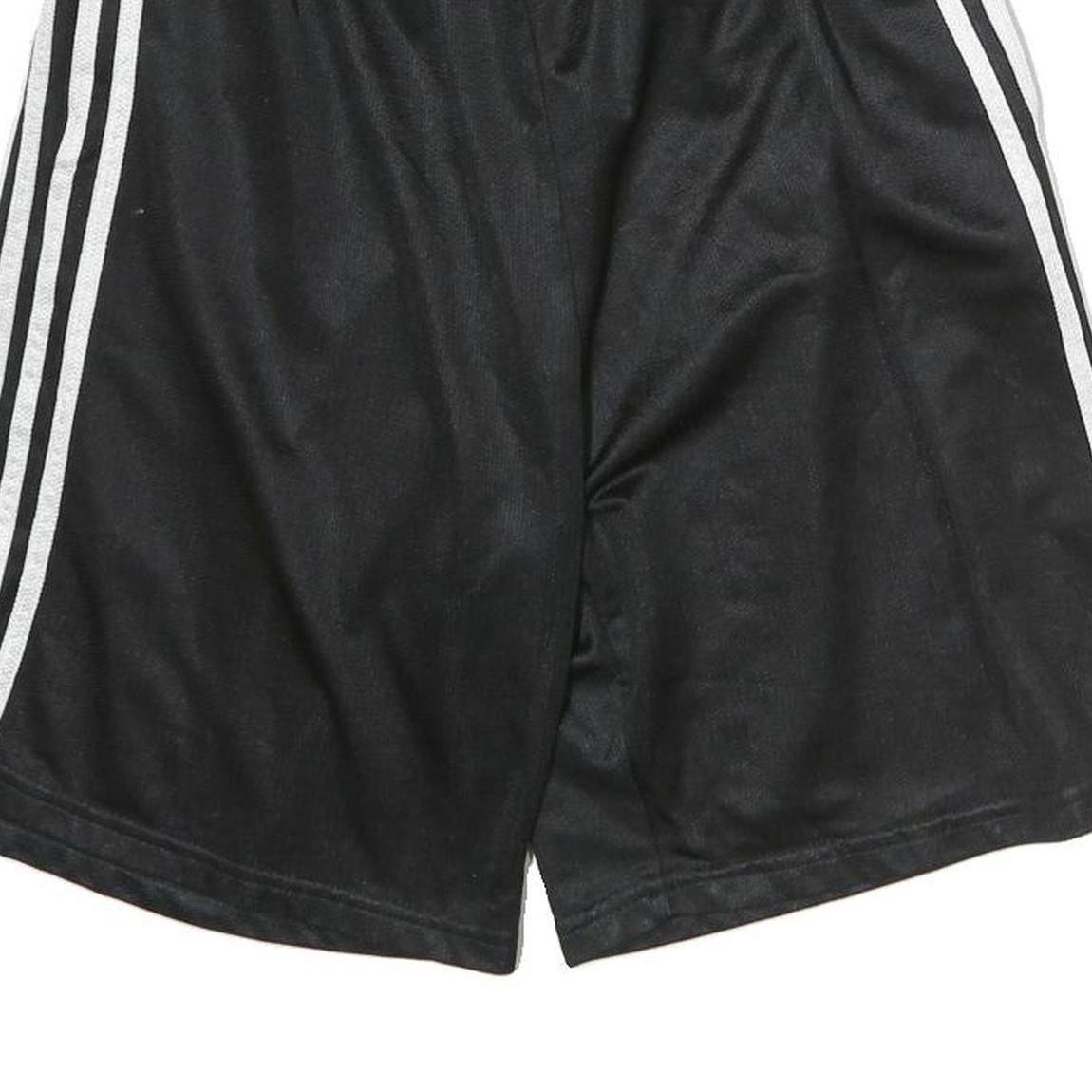 ADIDAS Mens Black Sports Shorts XL W28 Lightweight Polyester Classic Fit