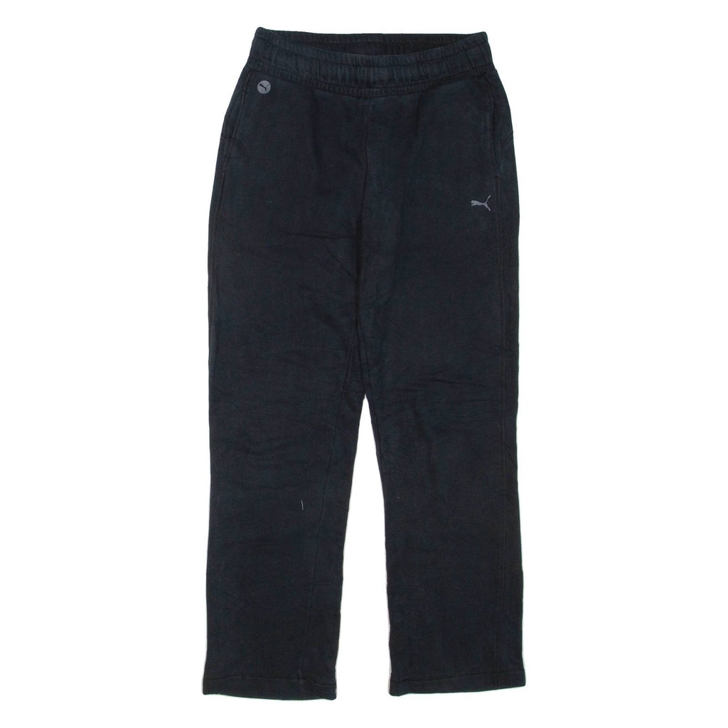 PUMA Womens Sweatpants Black Straight UK 10 W28 L32