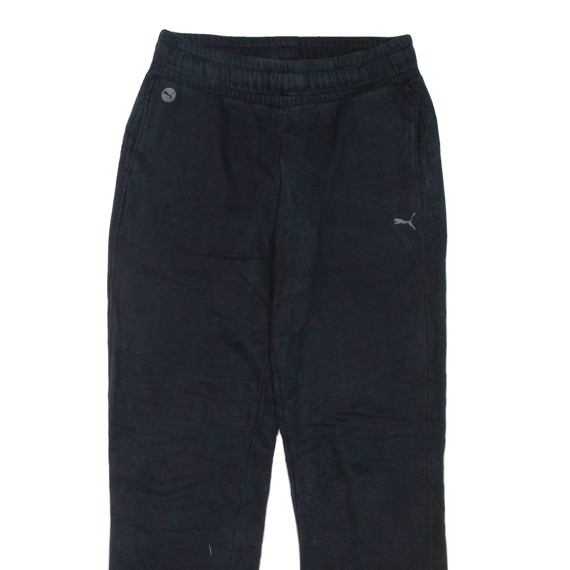 PUMA Womens Sweatpants Black Straight UK 10 W28 L32