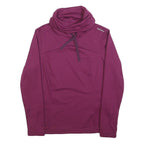 QUECHUA Womens Purple Pullover Sweatshirt S High Neck Active Outdoor