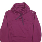 QUECHUA Womens Purple Pullover Sweatshirt S High Neck Active Outdoor
