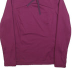 QUECHUA Womens Purple Pullover Sweatshirt S High Neck Active Outdoor