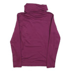QUECHUA Womens Purple Pullover Sweatshirt S High Neck Active Outdoor