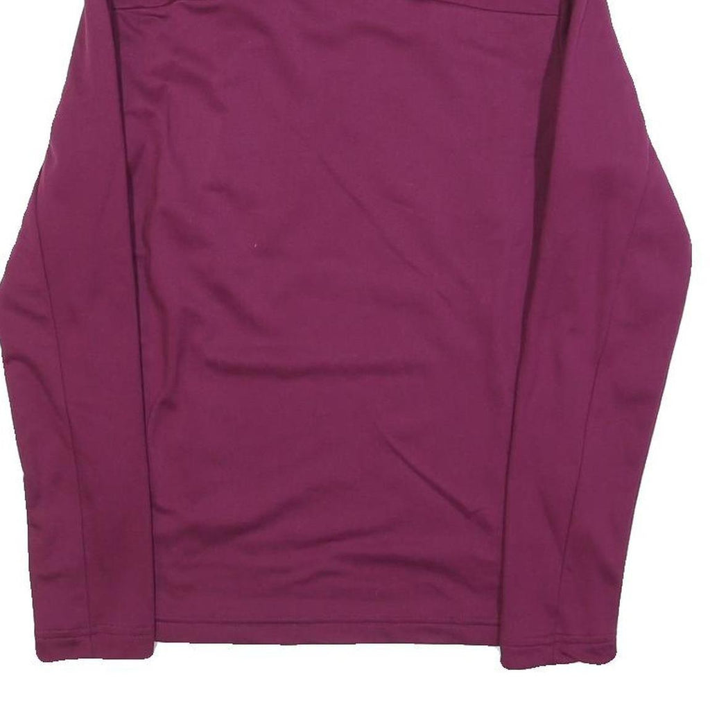 QUECHUA Womens Purple Pullover Sweatshirt S High Neck Active Outdoor