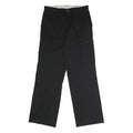 DICKIES Mens Polyester Blend Black Regular Straight Fit Trousers W32 L32