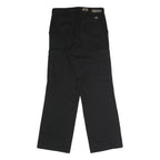 DICKIES Mens Polyester Blend Black Regular Straight Fit Trousers W32 L32