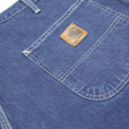 CARHARTT Mens Jeans Blue Relaxed Straight Denim Medium W38 L30 Workwear Utility