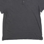 CALVIN KLEIN Mens Black & Grey Striped Short Sleeve Polo Shirt XL Classic Fit