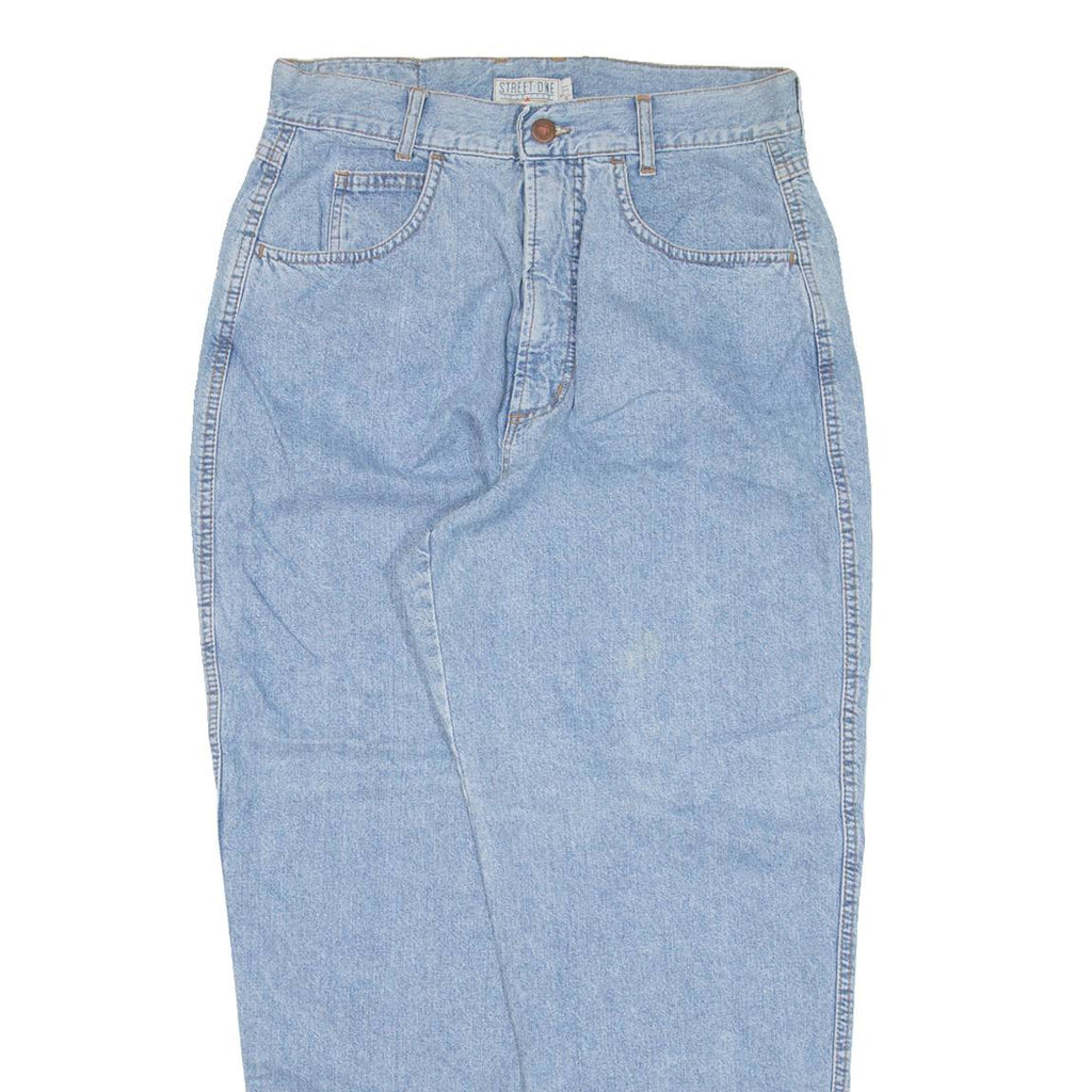 STREET ONE Womens Jeans Blue Relaxed Tapered W28 L26