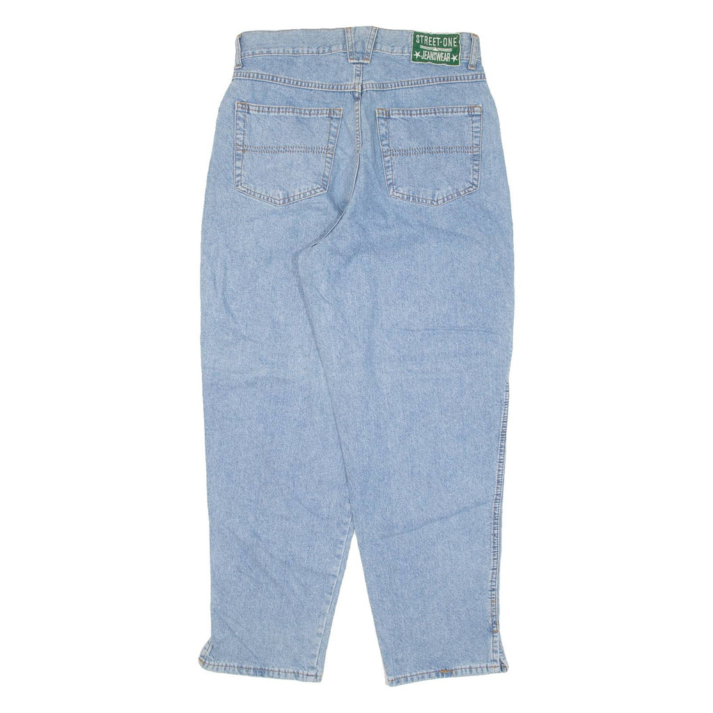 STREET ONE Womens Jeans Blue Relaxed Tapered W28 L26