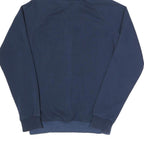 ADIDAS Mens Navy Blue Hoodie S Cotton Blend Pullover Warm Casual