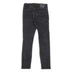 LEVI'S 512 TAPERED Mens Jeans Black Slim Tapered Denim W29 L28 Distressed