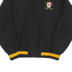 PURCELL Mens Black & Yellow Card Club Nylon Zip Jacket XL