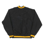 PURCELL Mens Black & Yellow Card Club Nylon Zip Jacket XL