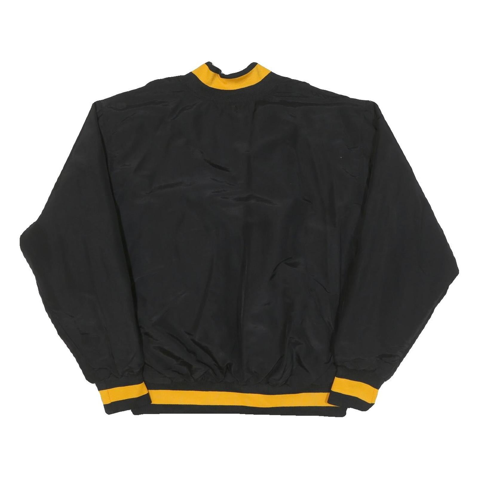 PURCELL Mens Black & Yellow Card Club Nylon Zip Jacket XL