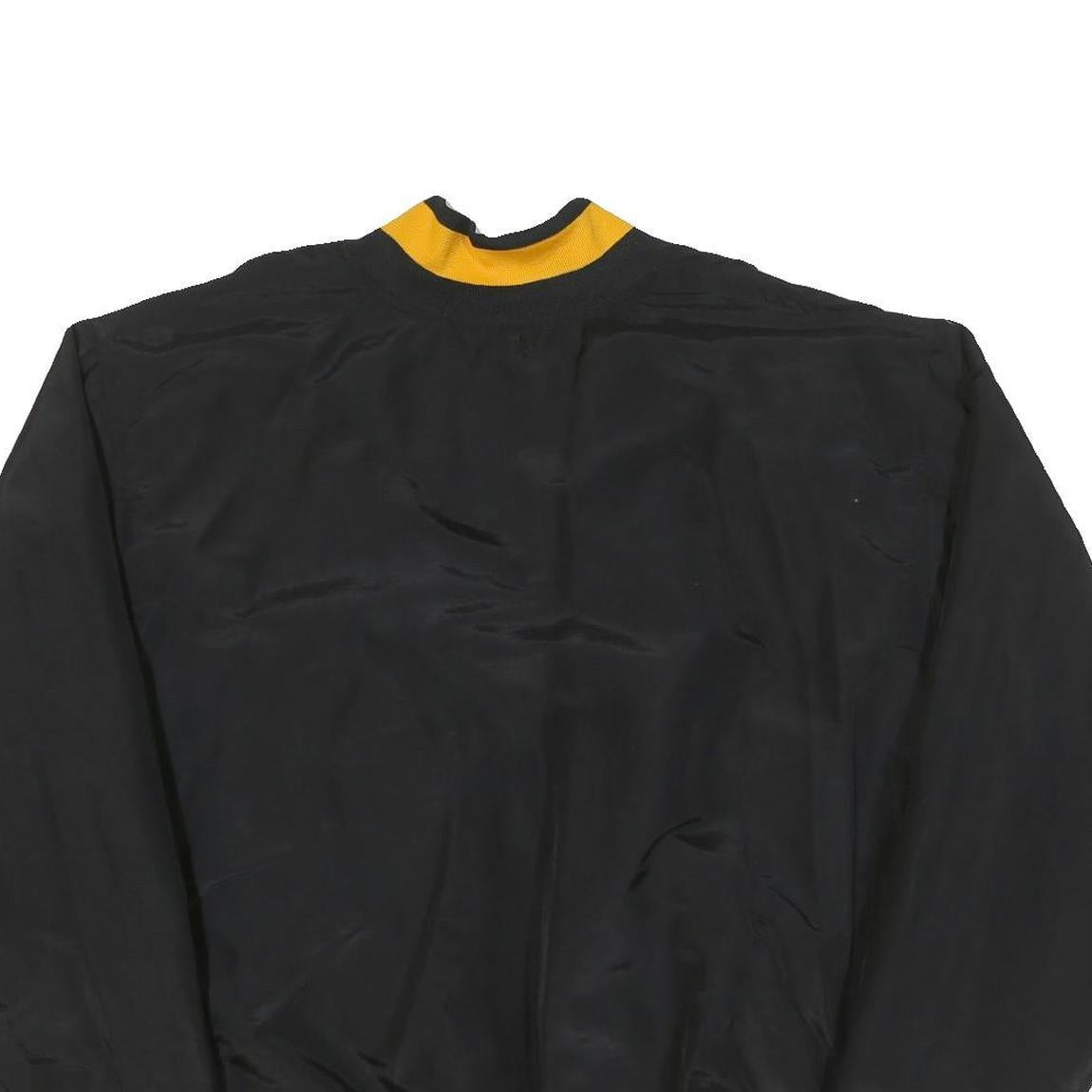 PURCELL Mens Black & Yellow Card Club Nylon Zip Jacket XL