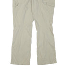 NRG Mens Cotton Blend Beige Regular Fit Cargo Trousers W38 L31 Comfortable Zip