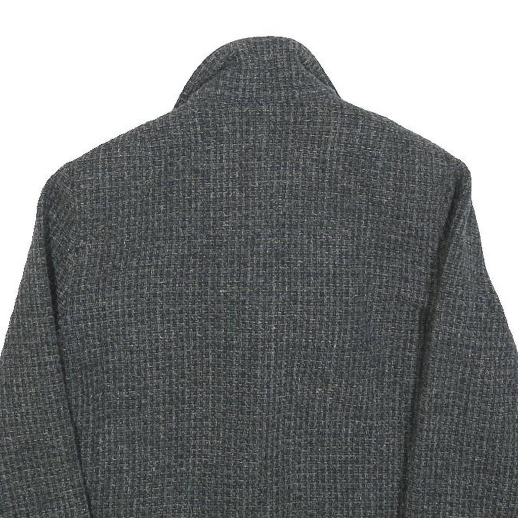 NEW EXPRESSIONS Womens Grey Button Jacket S Woven Formal Classic