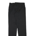 DOLCE & GABBANA Mens Wool Blend Black Regular Straight Trousers W29 L33 Classic