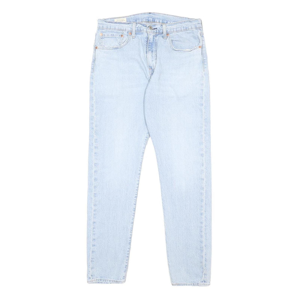 LEVI'S Big E Mens Jeans Blue Slim Skinny Denim Light W32 L32 Classic Zip Closure