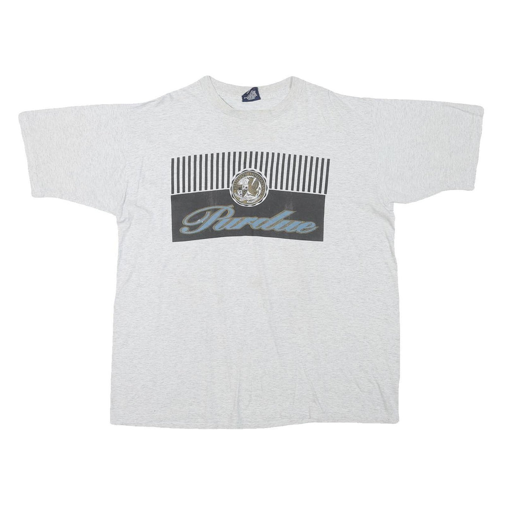 JANSPORT Mens Grey Purdue Graphic T-Shirt XL Short Sleeve Crew Neck