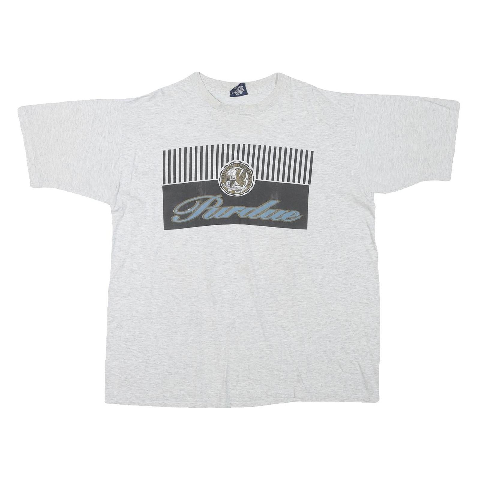 JANSPORT Mens Grey Purdue Graphic T-Shirt XL Short Sleeve Crew Neck