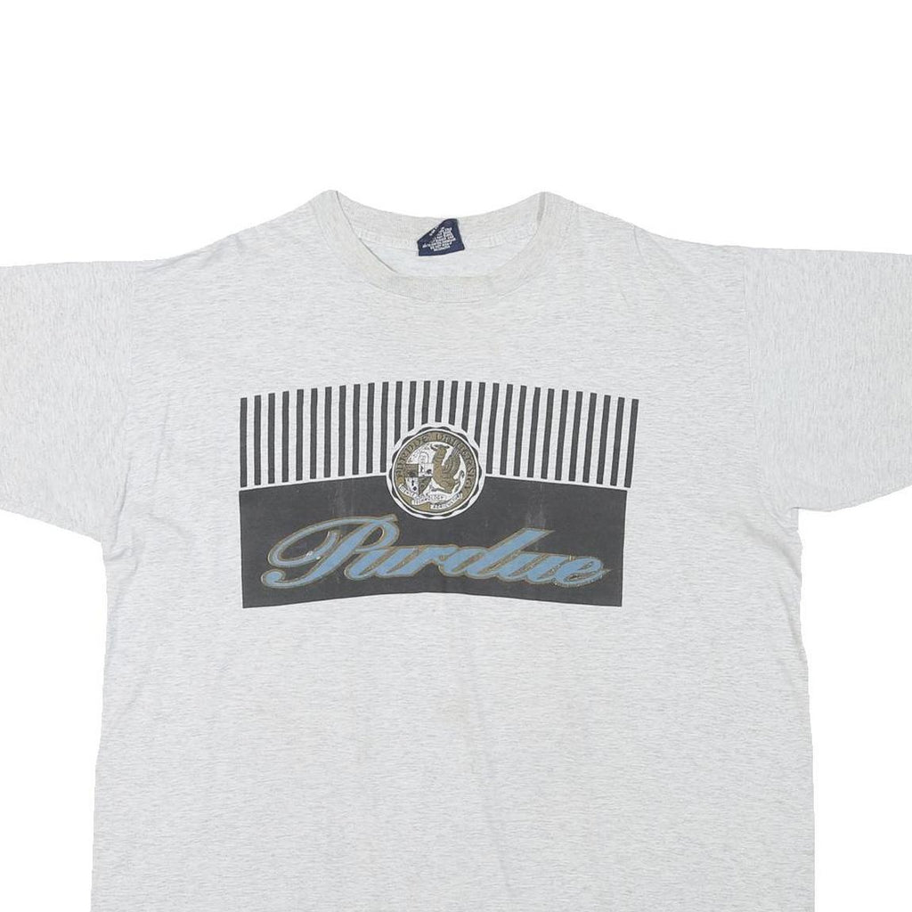 JANSPORT Mens Grey Purdue Graphic T-Shirt XL Short Sleeve Crew Neck