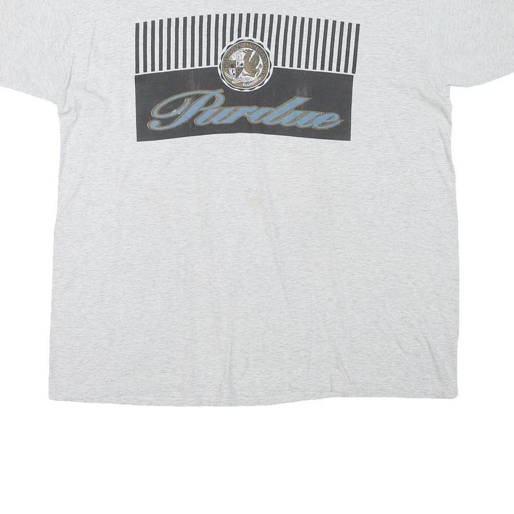 JANSPORT Mens Grey Purdue Graphic T-Shirt XL Short Sleeve Crew Neck