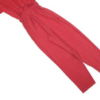 NEW LOOK Womens Red Playsuit Belted Button Front UK 6 Casual Summer Fashion