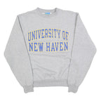 CHAMPION Mens Grey University Of New Haven Crew Neck S Cotton Blend Sweatshirt