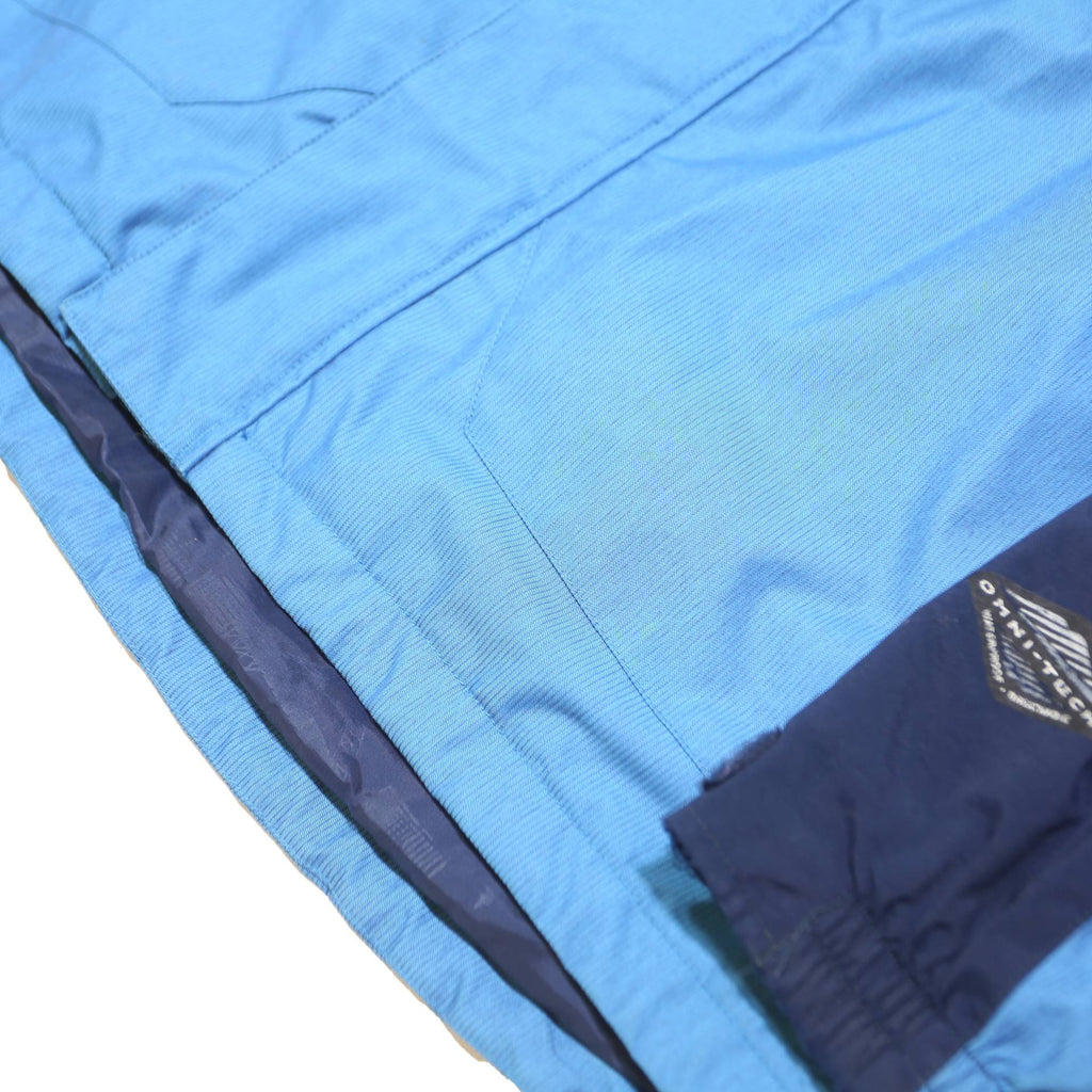 COLUMBIA Mens Blue & Navy Outdoor Jacket L Polyester Blend Zip Lightweight