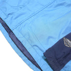 COLUMBIA Mens Blue & Navy Outdoor Jacket L Polyester Blend Zip Lightweight