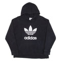 ADIDAS Womens Black Hoodie UK 10