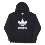 ADIDAS Womens Black Hoodie UK 10