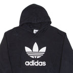 ADIDAS Womens Black Hoodie UK 10