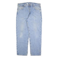 CARHARTT Mens Jeans Blue Relaxed Straight Denim Light W36 L32 Workwear Casual