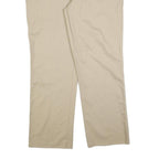 RED KAP Mens Cotton Blend Beige Regular Fit Straight Leg Trousers W38 L32