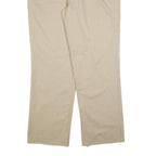 RED KAP Mens Cotton Blend Beige Regular Fit Straight Leg Trousers W38 L32
